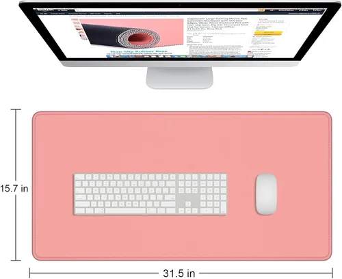 Vista 171 de Dapesuom Alfombrilla grande para mouse, alfombrilla de mouse para juegos extendida con bordes cosidos, alfombrillas de escritorio de tamaño completo