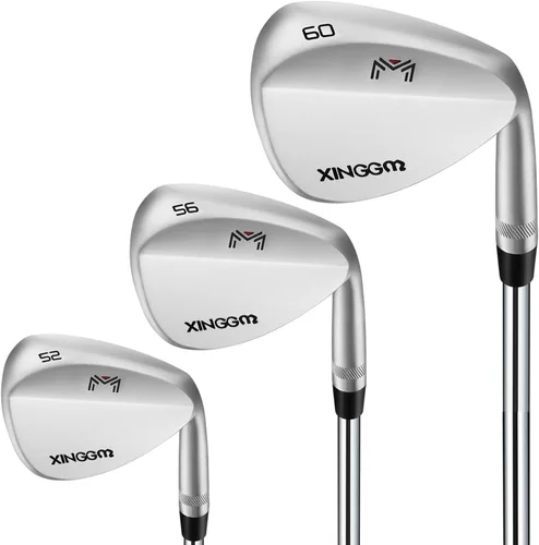 Vista 32 de Juego de cuña de golf forjada para hombres o individual de 48/50/52/54/56/58/60/68/70/72 grados de cuña de arena para escapar fácilmente de Bunker