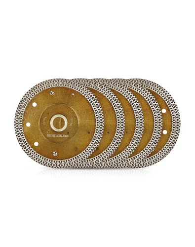 Vista 13 de Hoja de sierra mojada de la teja de 10 pulgadas para el corte del mármol del granito de la teja