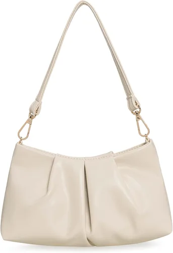 Vista 17 de Bolso de mano CHARMING TAILOR para mujer Bolso de mano elegante y formal para mujer Bolso de mano plisado de PU para mujer Bolso de mano