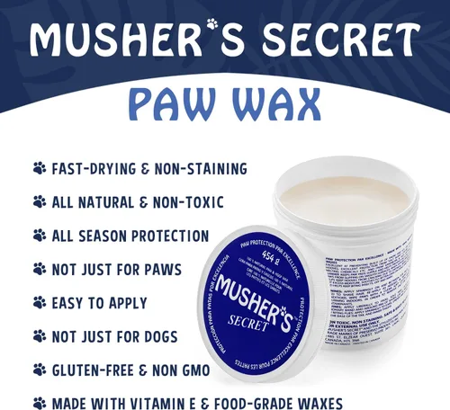 Vista 9 de Cera para protección de garras de mascota de Musher's Secret