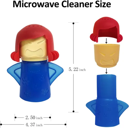 Vista 5 de Limpiador de Microondas Limpiador de Horno de Microondas Equipo de Limpieza de Vapor de Alta Temperatura Herramienta Desodorizante para Refrigerador