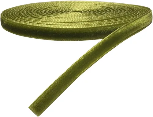 Vista 38 de Chenkou Craft 5 yardas de cinta de terciopelo para decoración navideña y embalaje artesanal