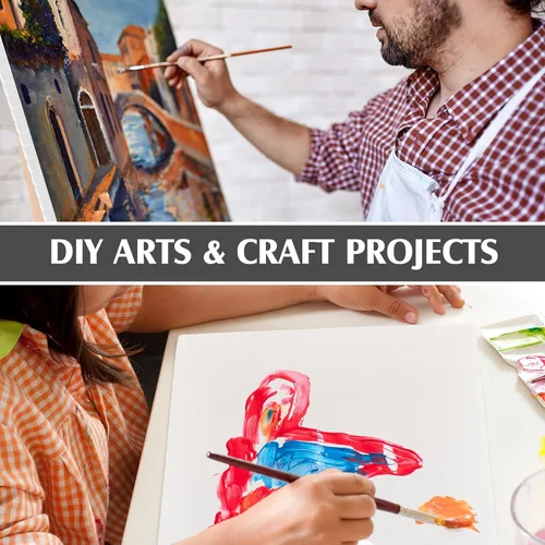 Vista 4 de Patelai 4 Piezas Láminas de Plástico Corrugado de 12 x 17 Pulgadas Tablero de Póster Corrugado 4mm de Grosor Láminas de Tablero en Blanco