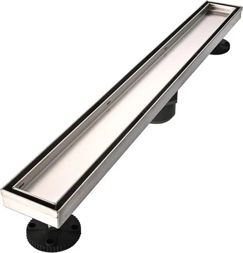 Vista 16 de AVSIILE Desagüe Lineal para Piso de Ducha, Oro Cepillado 12 Pulgadas Acero Inoxidable 304 Kit de Desagües de Baño, Desagüe de Zanja Rectangular