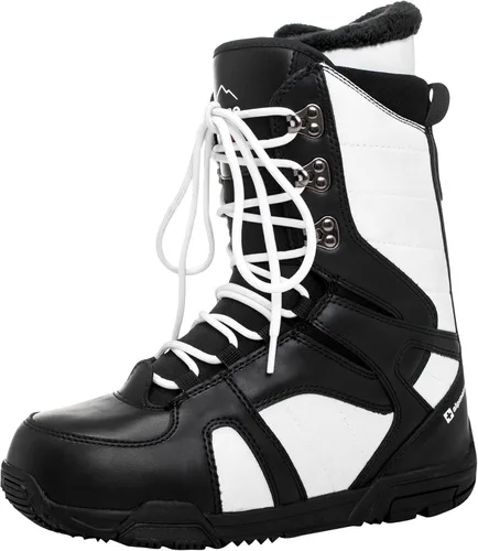 Alpine Swiss Botas de snowboard para hombre, impermeables, con forro personalizado, flexión media para montar en toda la montaña, botas de nieve de