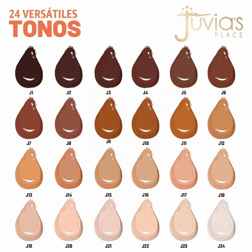 Vista 4 de Juvia's Place I Am Magic Corrector Líquido - J10 Dark with Cool, Olive Undertone / 0.34 onzas líquidas, Cobertura Completa, Hidratante, Maquillaje