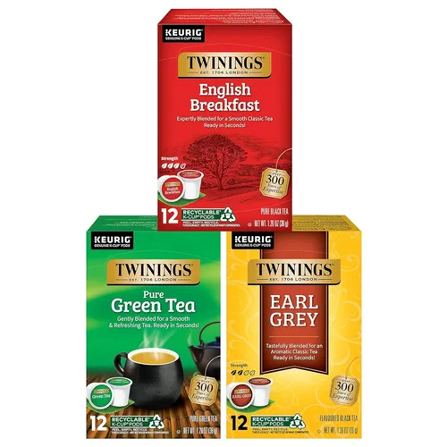 Vista 12 de Twinings Brew Over Ice - Té negro helado sin azúcar, 72 cápsulas K-Cup para Keurig, 12 unidades (paquete de 6), con cafeína