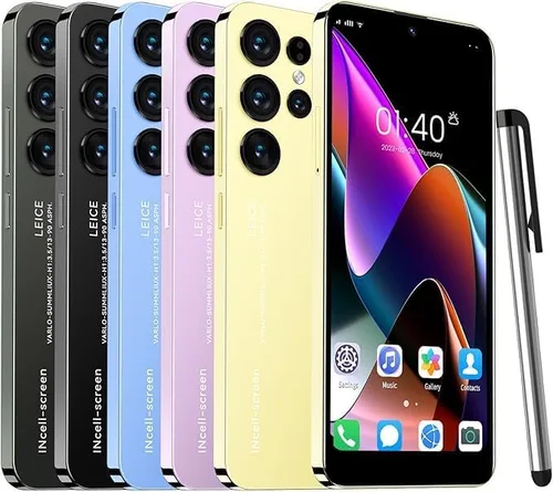 Vista 2 de Teléfono celular desbloqueado 2025, teléfono inteligente de 5.5 pulgadas 1+16 GB teléfonos móviles Android, teléfonos inteligentes de doble cámara