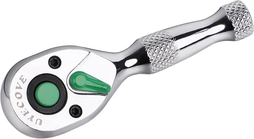 Vista 12 de Mango de trinquete de accionamiento de 1/2 pulgadas, llave de trinquete de 1/2 pulgada de mango largo, llave de dados, cabeza reversible