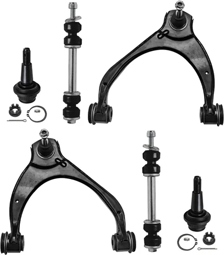 Vista 308 de Detroit Axle - Kit de extremo delantero RWD para Chrysler 300 Dodge Charge Challenger 2011-2019, 2 brazos de control inferiores traseros 2 rótulas