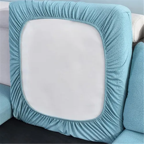Vista 18 de Funda de cojín elástica para sofá, impermeable, resistente al agua (gris claro, grande de 2 plazas)