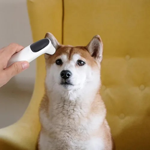 Vista 7 de Termómetro de oído para mascotas recargable sin contacto con pantalla LED para perros y gatos Medición precisa de la temperatura Termómetro animal