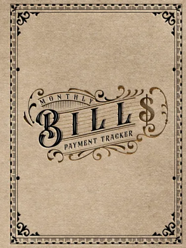 Monthly Bill Payment Tracker Simple Bill Tracker and Organizer Notebook, Weekly Monthly Bills Planner and Checklist for Financial Budgeting and Debt