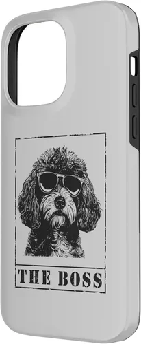 Vista 50 de iPhone 16 The Funny Cavapoo Boss Mom Dad Dog Lover Case