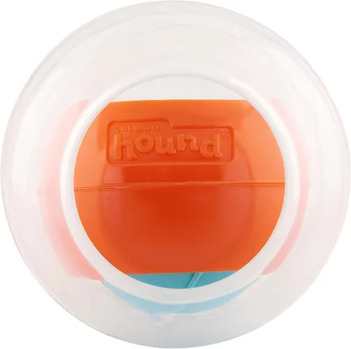 Vista 13 de Nina Ottosson by Outward Hound A-Maze Ball - Bola de rompecabezas y laberinto de premios para perros