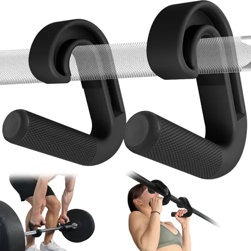 Vista 9 de Neutral Grip Pull Up Handles 45° - Angles 90 Grips for Relieve Wrist Stress - Non-Slip Pull Up Grips - for Pull-Ups Deadlifts - Fits Pull Up Bar
