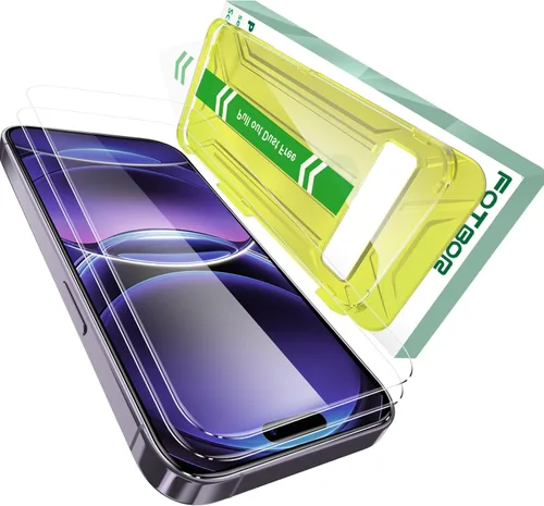 Vista 11 de Fotbor [Paquete de 3+3 protectores de pantalla para iPhone Air, antiluz azul, [protección ocular] 9H+ vidrio templado con protector de lente