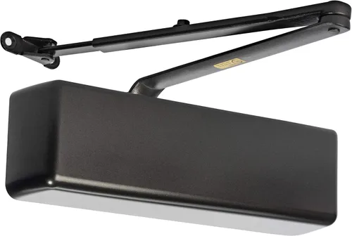 Vista 2 de Cerrador de puerta Dynasty Hardware, grado 1 de alta resistencia comercial hidráulico, autocierre, tamaño de resorte ajustable 1-6, cumple con ADA