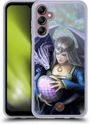 Vista 211 de Head Case Designs Officially Licensed Anne Stokes God's Hammer Guardian Dragons Gel Case [Military Grade Protection] Compatible with Samsung Galaxy