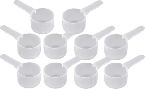 Vista 5 de Cuchara de envasado de medición de plástico de 1.0 fl oz (= 6 cucharaditas/= 29.6 cc/ = 2 cucharadas/1 fl oz), mango mediano - para medir