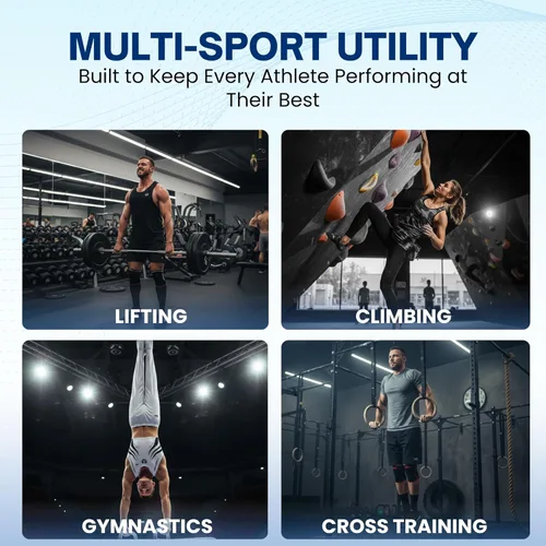 Vista 8 de Liquid Chalk for Gym, Weightlifting – Fast Drying Gym Chalk Liquid, Lasting Grip Formula – Mess Free, Dust-Free, Skin-Safe Liquid Climbing Chalk for