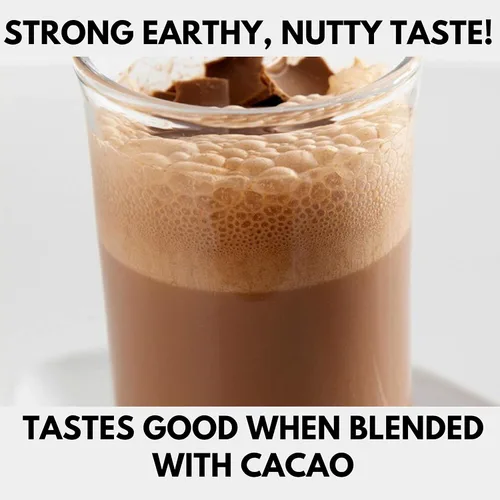 Vista 3 de Pure Natural Miracles Polvo de maca gelatinizada orgánica y puntas de cacao crudas sin azúcar