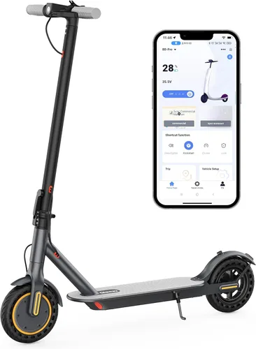 Vista 12 de Qlaway 10/8.5" E Scooter for Adults 19 MPH Sport Escooter 350W Motor, Electric Scooter 15-22 Miles Range, Bearing 265 LBS/APP Control