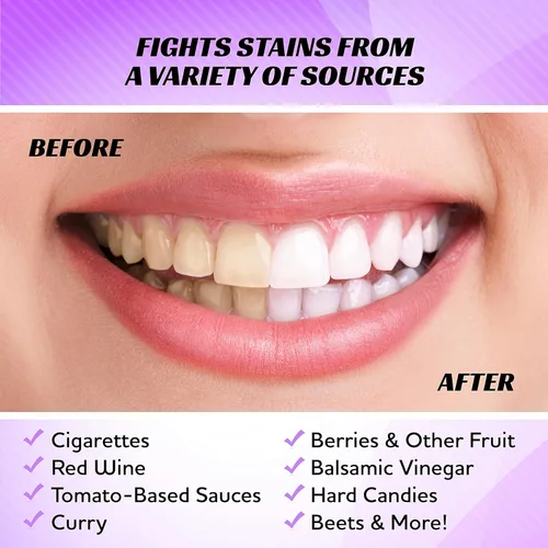 Vista 6 de Cepillo de dientes extra firme, juego de cepillos de dientes de cerdas duras para adultos o fumadores, kit de viaje, cepillo de dentadura