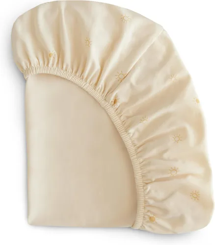 Vista 10 de mushie Sábana para cuna elástica y suave Ajustable de 28 x 52 pulgadas (rubor)