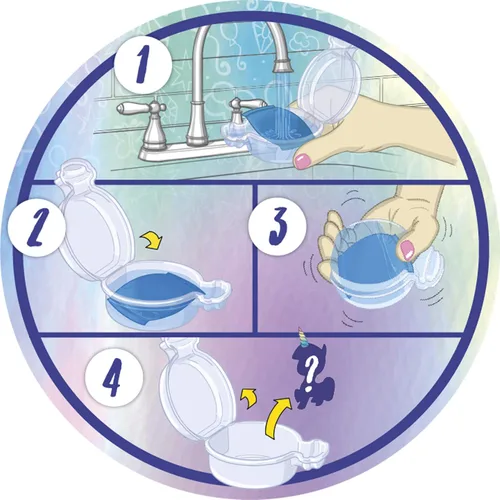 Vista 2 de My Little Pony Magical Potion Surprise Blind Bag Batch 1: Collectible Toy with Water-Reveal Surprise, 1.5" Scale Figure