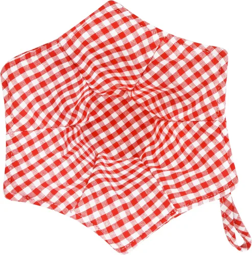 Vista 2 de MHTTTEC - Soporte para tazones de sopa, cuenco rojo, acogedores para microondas y comida caliente, cuenco de sopa rojo de fondo pequeño, acogedor
