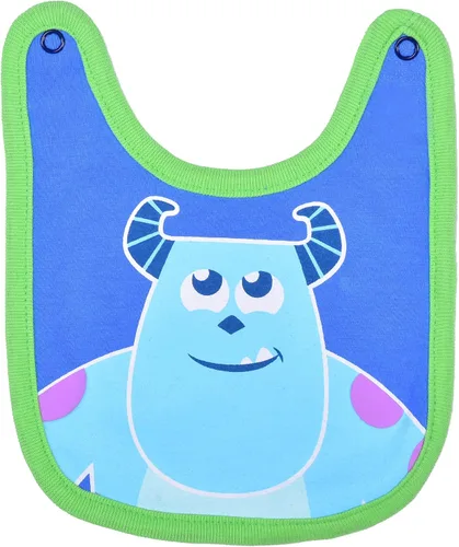 Vista 5 de Disney Baby Boys Monsters Inc Mickey o Buzz Lightyear Paquete de 2 baberos y body