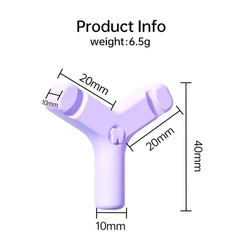 Vista 5 de Paquete de 4 asientos alineadores para Invisalign, bandeja de alineador de mano en forma de Y para Invisalign, accesorios de ortodoncia