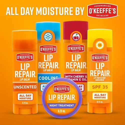 Vista 9 de O'Keeffe's Bálsamo labial reparador sin perfume para labios secos, agrietados - Barra (1 unidad) - Hidratante para labios muy secos