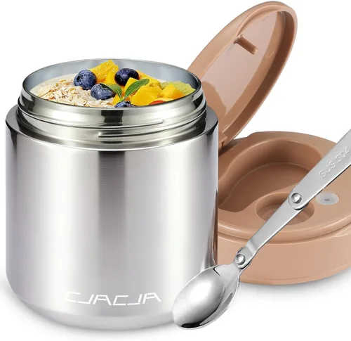 Vista 9 de Tarro de comida aislado para niños, 15.2 onzas, termo para alimentos calientes, termo de sopa, recipiente de alimentos aislado, Termos para Comida