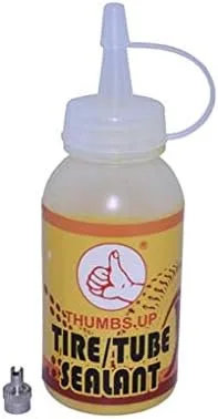 Alta Kit de sellador de neumáticos de bicicleta con herramienta de extracción de válvulas (3.5 onzas), evita y repara neumáticos pinchados