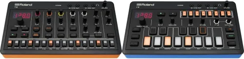 Roland Paquete de máquinas de música portátiles AIRA Compact J-6 y T-8 | JUNO Synth & TR Drums