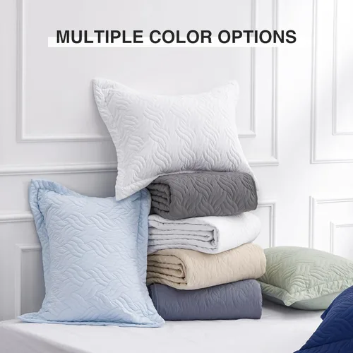 Vista 364 de Edredón de cama tamaño queen Love's cabin, color azul, para cama de verano, de microfibra ligera, estilo moderno, para todas las estaciones, 3