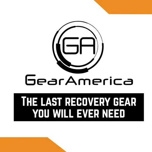 Vista 7 de GearAmerica - Receptor de enganche de aluminio 2 x 2 y grillete mega, 32,000 libras (16T) MBS, 16,000 libras (8T) WLL - para remolque resistente