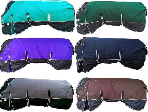 Vista 7 de Majestic Ally Manta de nailon Ripstop 600 D con cobertura impermeable, pesada, resistente a la lluvia y a la intemperie, para otoño o clima frío