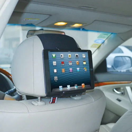 Vista 3 de TFY Soporte universal para reposacabezas de automóvil, compatible con tabletas de 7 a 11 pulgadas, iPad, Samsung Galaxy Tab & Note, correa