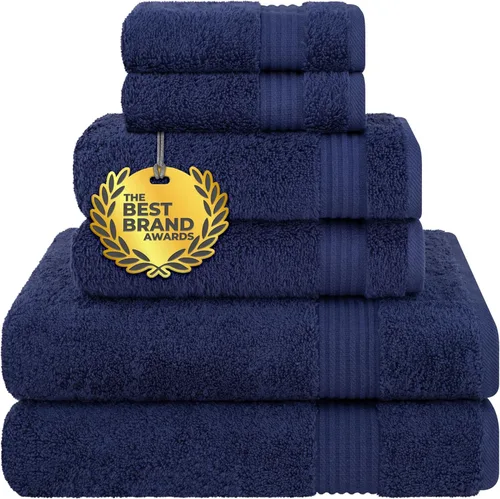 Vista 57 de Cotton Paradise - Alfombras de baño antideslizantes 100% algodón para el baño, 17 x 24 pulgadas, suaves, absorbentes, de secado rápido, lavables a