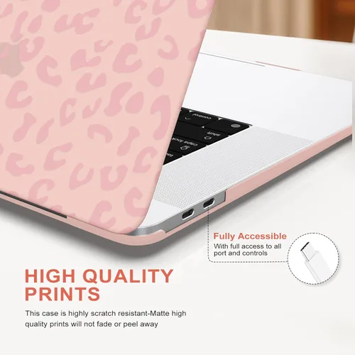 Vista 3 de iCasso Funda para MacBook Air de 13 pulgadas 2021, 2020-2018 M1/A2337/A2179/A1932 con pantalla Retina Touch ID, bonita funda protectora rígida