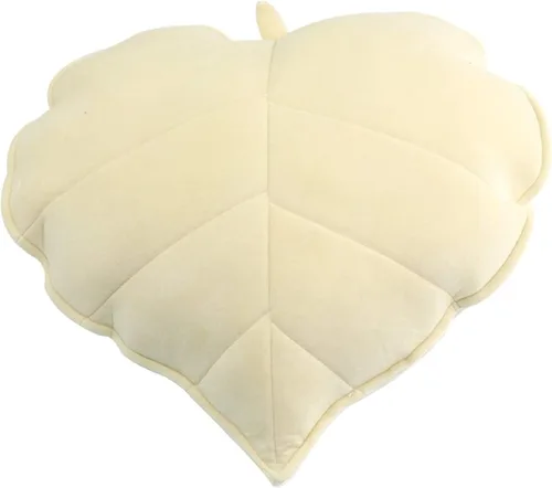 Vista 8 de YILANLAN Almohada de hoja divertida almohada de piso de felpa simulación cojín de oficina silla sofá almohada de coche almohada de decoración de Gris