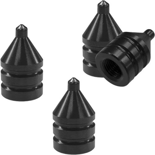 4PCS Car Tire Valve Caps, Aluminum Alloy Corrosion Resistant Automotive Tire Trim Accessories, Universal Dustproof Vehicle Tires Valve Stem Cover