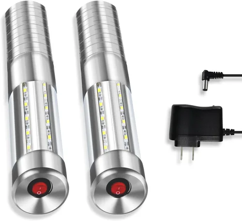 Luz de Bastón Estroboscópica, Luz de Mano para Escenario, Destellos de Botella de Champán, Luces LED Recargables de Servicio de Botella - para Bar