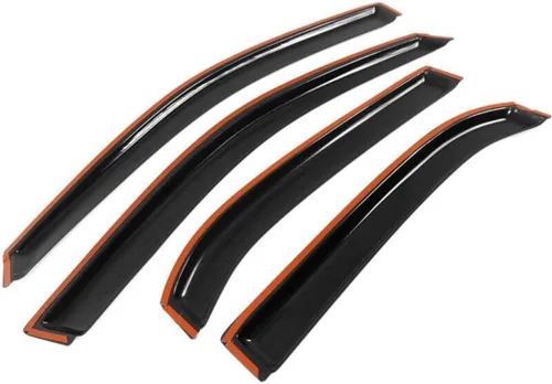 Vista 5 de 8 Pieces - Sun Rain Vent Deflector Guard Window Visor Tape External Window Style Acrylic Smoke Tinted Set for Chevy for Equinox 2010-2017