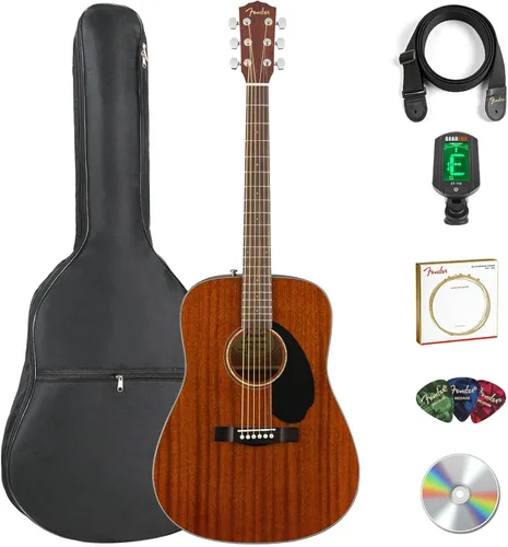 Vista 11 de Conjuntos de guitarras acústicas Fender CD-60.