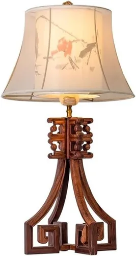 Lamp for Desk Chinese Style Living Room Study Bedroom Bedside Tea Room Club Table Lamp Retro Lamp Desk Lamps for Home Office